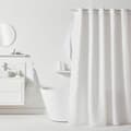 Miniatyrbild 1 av 3: Duschdraperi TODAY Vit Polyester 180 x 200 cm (12 antal)