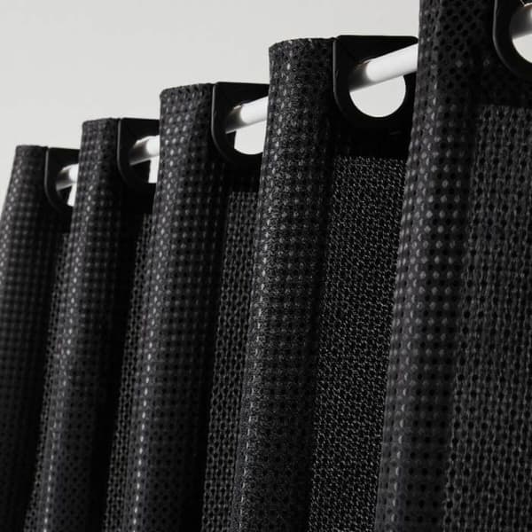 Duschdraperi TODAY Svart Polyester 180 x 200 cm (12 antal)