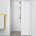 Miniatyrbild 1 av 4: Duschdraperi Exma Vit PVC 180 x 180 cm