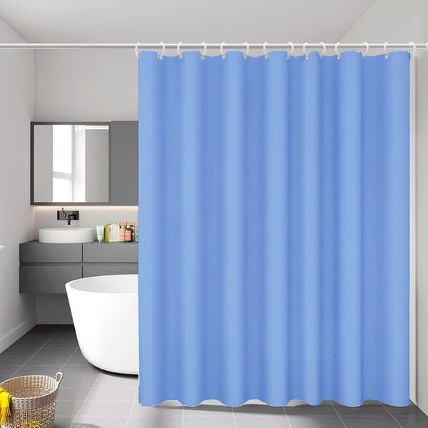 Duschdraperi Exma Blå PVC 140 x 180 cm