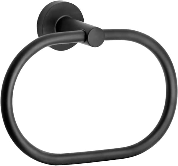Bomclap Handduksring,Handdukshängare Badrum Svart S1