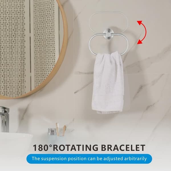Bomclap Handduksring,Handdukshängare Badrum