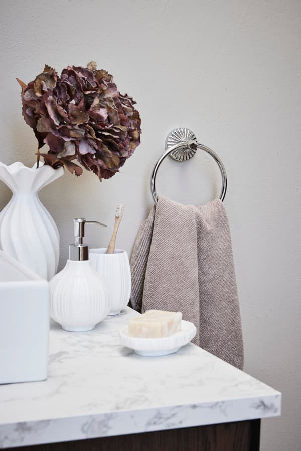 FURNLUX PYYHETELINE LIVA SILVER 16CM