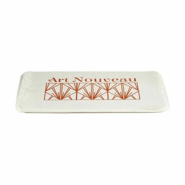 Badrumsmatta Berilo Art Nouveau Vit Brons 40 x 1,5 x 60 cm (12 antal)