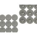 Miniatyrbild 3 av 3: Halkfri duschmatta Grå PVC 54 x 54 x 1 cm (6 antal)
