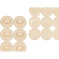 Miniatyrbild 3 av 3: Halkfri duschmatta Beige PVC 68 x 36 x 1 cm (6 antal)
