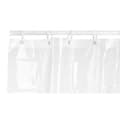 Miniatyrbild 2 av 3: Duschdraperi Berilo 216 Transparent Plast PEVA 180 x 180 cm (12 antal)