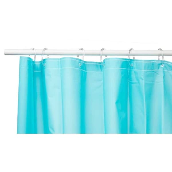 Brusebadsforhæng Berilo SC-MIX-01-BLUE Blå Polyetylen EVA 180 x 180 cm (12 enheder)