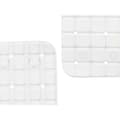 Miniatyrbillede 3 af 3: Skridsikker måtte til Brusebad Berilo BM509 - 310 Hvid PVC 67,7 x 38,5 x 0,7 cm Rammer (6 enheder)