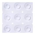 Pikkukuva 3 / 3: Luistamaton suihkumatto 5five Valkoinen PVC (55 x 55 cm)