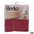 Miniatyrbild 1 av 2: Badhandduk Berilo 5312 Rödbrun 80 % bomull 20 % Polyester 50 x 0,5 x 90 cm (6 antal)