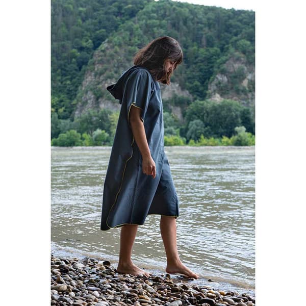 Cocoon Microfiber Changing Robe Ultralight Towel Blå
