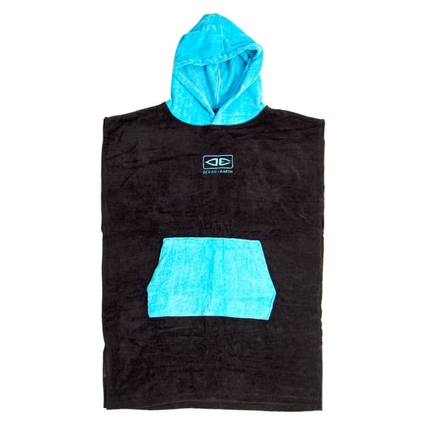 Ocean & Earth Hooded Youth Changing Robe Blå