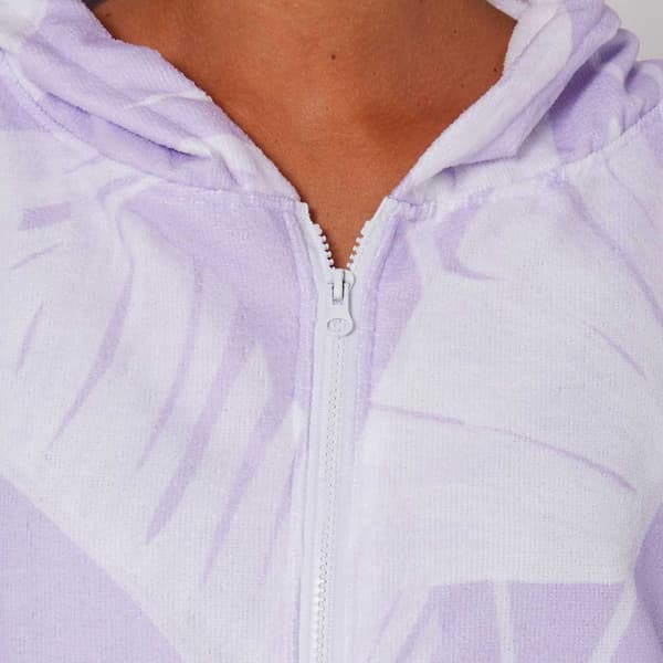 Ocean & Earth Kvinna Poncho Front Zip Hooded