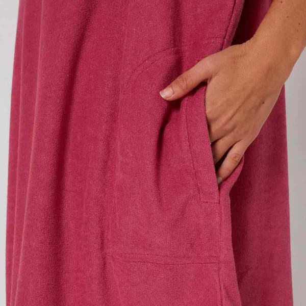 Ocean & Earth Kvinna Poncho V Neck Hooded  S-M