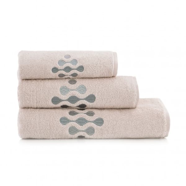 Krople-pyyhesarja 30x50 50x90 70x130 beige