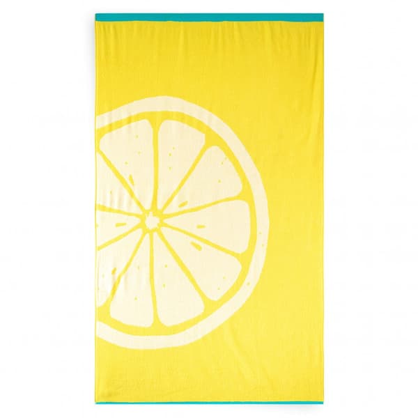 Citron håndklæde 100x160 gul