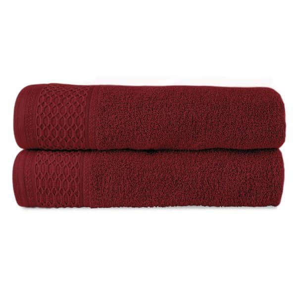 Pyyhe D Puuvilla 100% Solano Bordeaux (P) 50x90+70x140 setti.