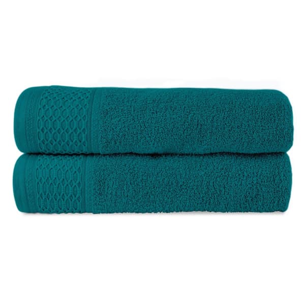 Handduk D Bomull 100% Solano Mörk Turkos (P) 50x90+70x140 set.