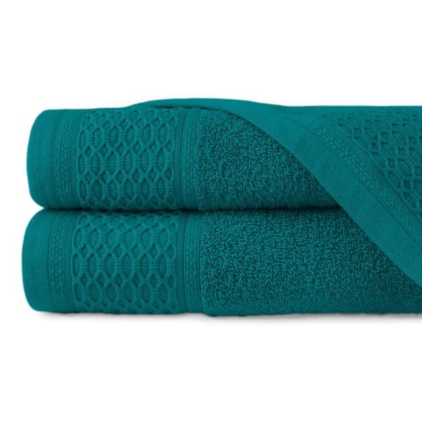 Handduk D Bomull 100% Solano Mörk Turkos (P) 50x90+70x140 set.