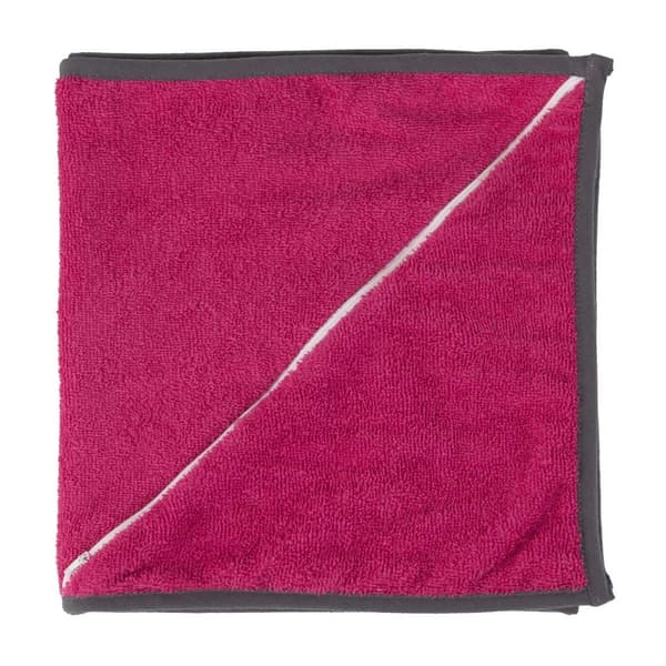 Sportshåndklæde med lomme 30x110 fuchsia