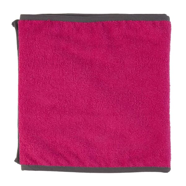 Sportshåndklæde med lomme 30x110 fuchsia