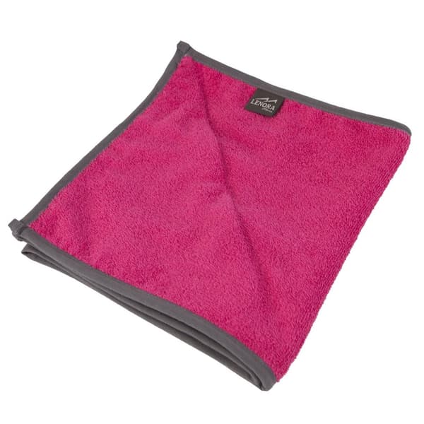 Sportshåndklæde med lomme 30x110 fuchsia