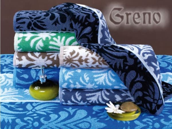 Kelly håndklæde 70x140 Grøn Greno