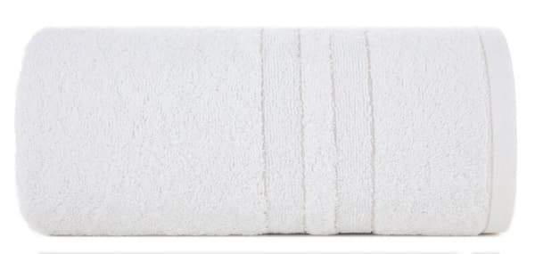 Juhlapyyhe 70x140 valkoinen kiiltävällä langalla koristeltu 500 g/m2 Eurofirany