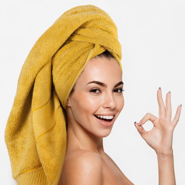 Liana håndklæde 70x140 bordeaux med skinnende tråd 500 g/m2 Eurofirany