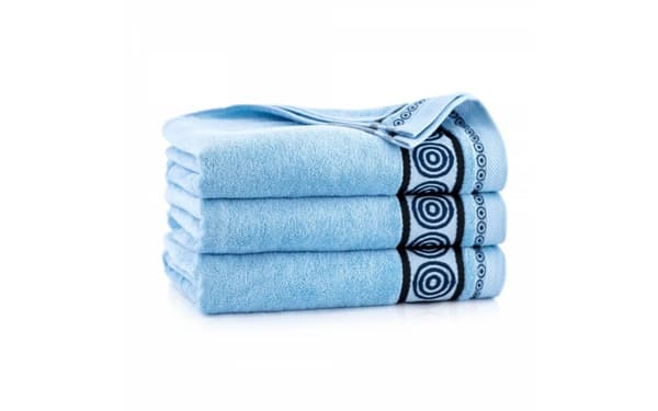 Rondo 2 håndklæde 70x140 blå 500 g/m2 8672/6 Zwoltex 23