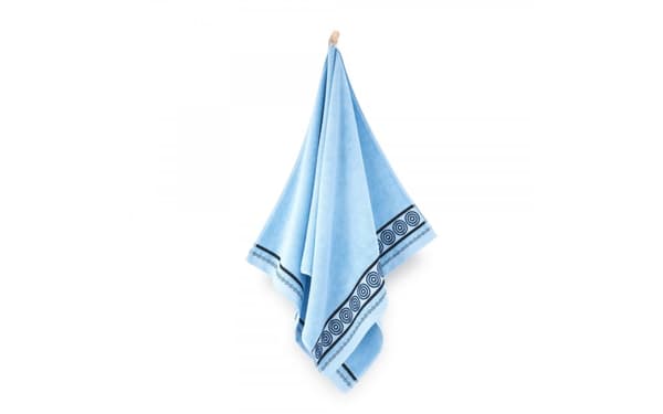 Rondo 2 håndklæde 70x140 blå 500 g/m2 8672/6 Zwoltex 23