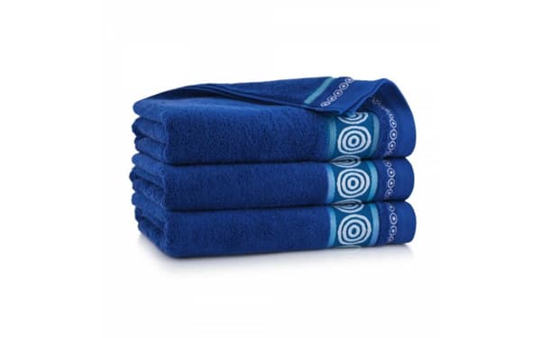 Rondo 2 håndklæde 70x140 kornblomst blå 500 g/m2 8672/7 Zwoltex 23