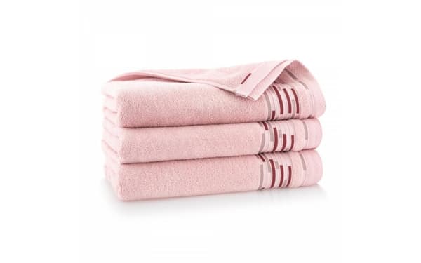 Grafik håndklæde 70x140 pink nellike 450 g/m2