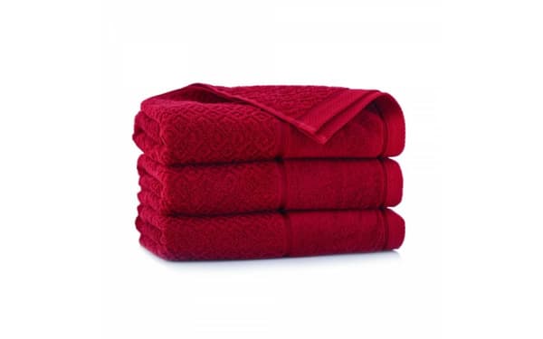 Makao AB handduk 70x140 vinröd frotté 450 g/m2 Zwoltex 23