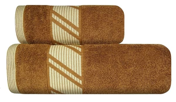 Orion håndklæde 70x140 karamel 500g/m2 frotté
