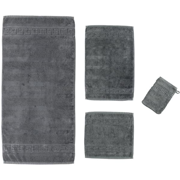 Noblesse håndklæde 50x100 antracit 774 frotté 550g/m2 100% Cawoe bomuld