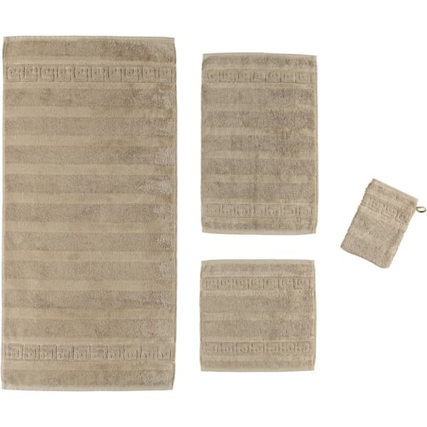 Noblesse håndklæde 50x100 sand 375 frotté frotté 550g/m2 100% Cawoe bomuld