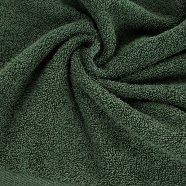 Slät handduk 2 70x140 mörkgrön 31 500g/m2 Eurofirany