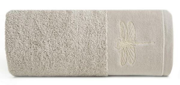 Lori 1 håndklæde 50x90 beige guldsmede 485g/m2 frotté Eurofirany