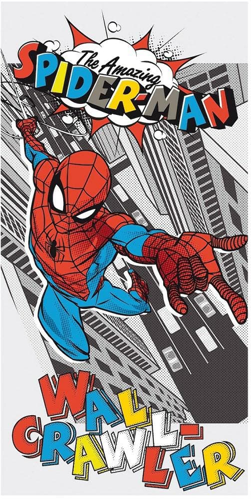 Badehåndklæde 70x140 Spiderman 2367 bomuldsspiderman