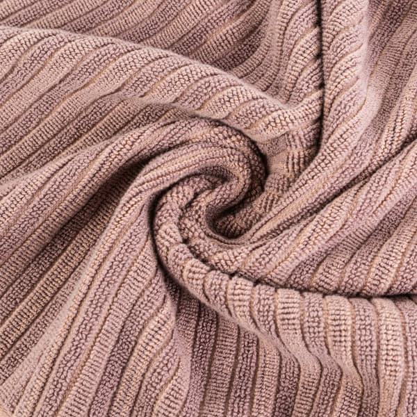 Avinion 1 handduk 70x140, puderfrotté med dekorativ randig kant 500 g/m2 Terra Collection Eurofirany