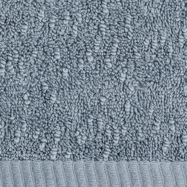 Palermo håndklæde 70x140 blå frotté med boucle effekt 530 g/m2 Terra Collection Eurofirany