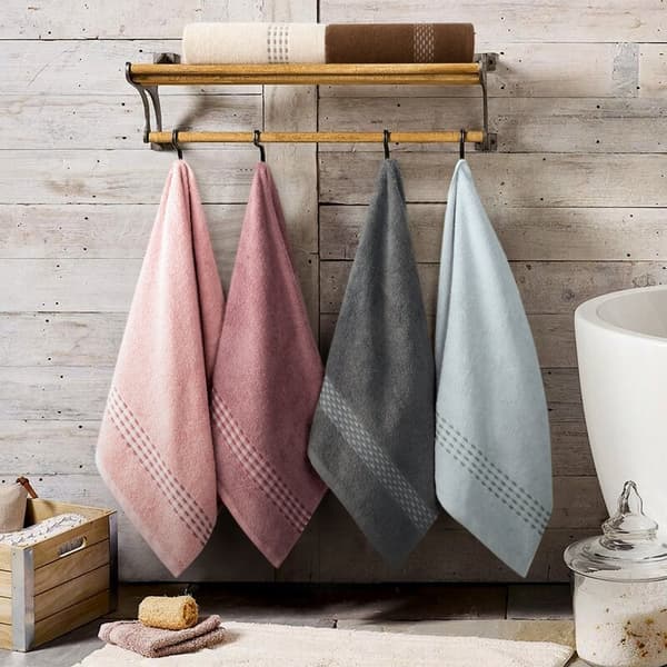 Riva håndklæde 70x140 pulver pink frotté 500g/m2 Eurofirany