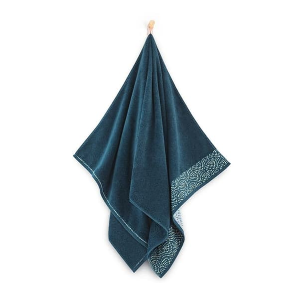 Ravenna håndklæde 70x140 mørk turkis 54984 frotté 450 g/m2 Zwoltex 23