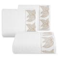 Miniatyrbild 1 av 4: Handduk 70x140 Blanca 8 vitguld blad 500g/2 frotté Limited Collection Eurofirany