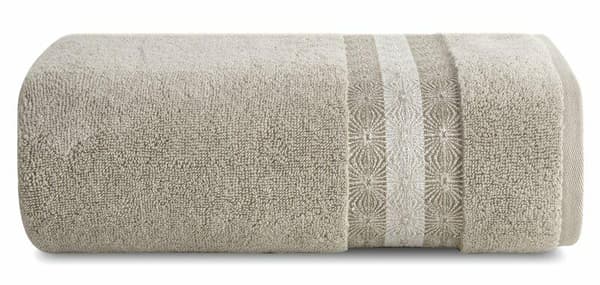 Håndklæde 50x90 Malika beige frotté 500g/m2 Eurofirany