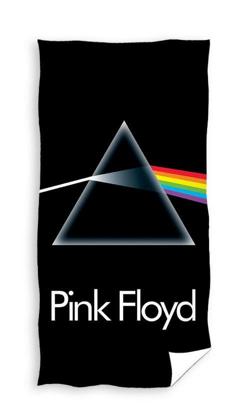Strandhandduk 70x140 Pink Floyd svart bomull Sommar