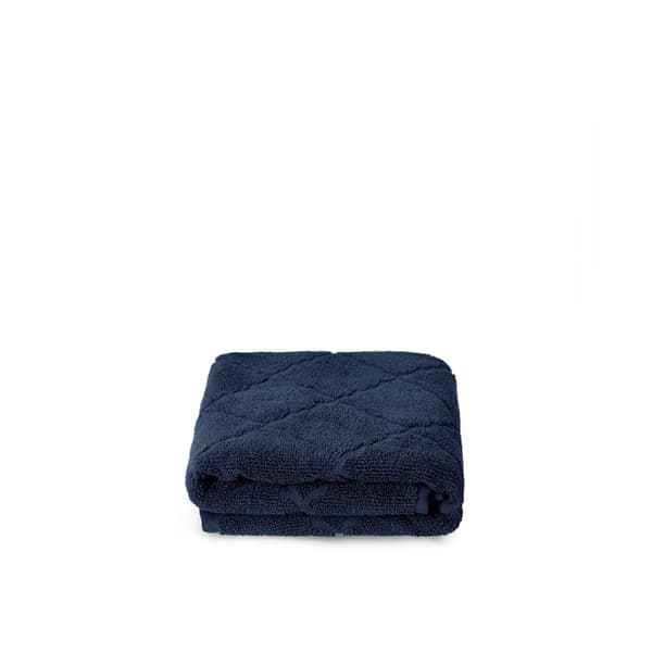 Håndklæde | SAMINE | med marokkansk kløver marineblå | 50x90cm | 997642