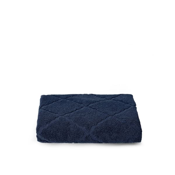 Håndklæde | SAMINE | med marokkansk kløver marineblå | 50x90cm | 997642